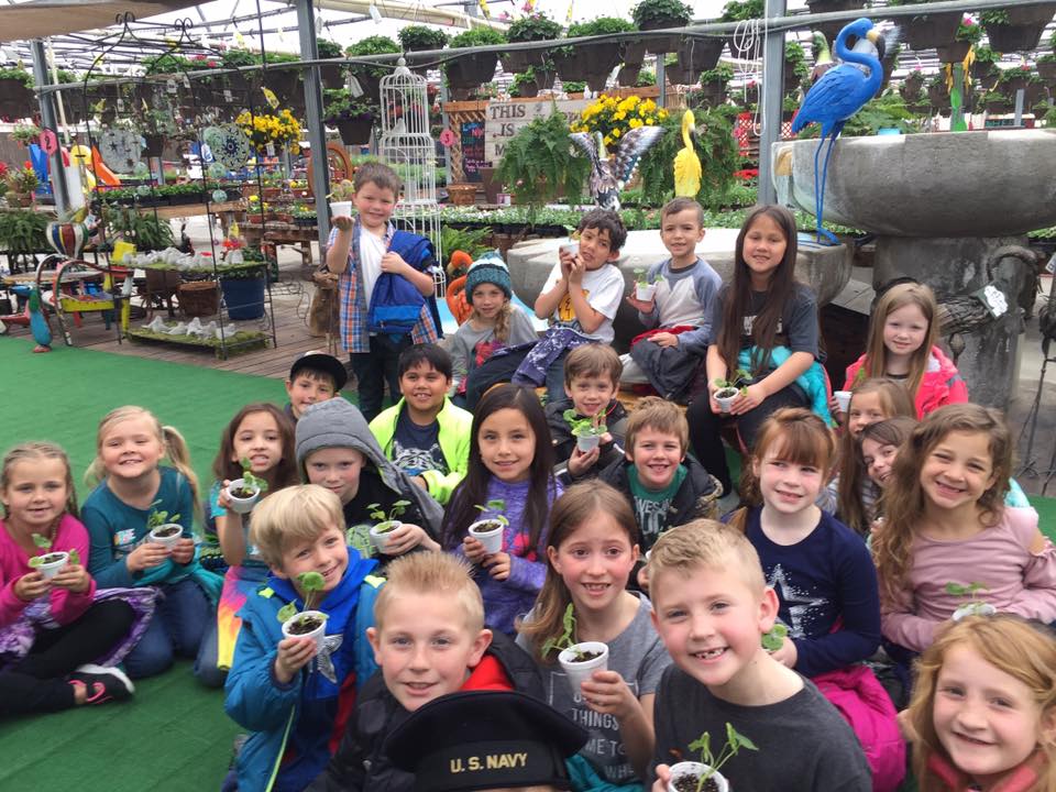 2nd Grade at Moss Greenhouse